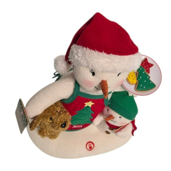 Hallmark 2015 Snowman Plush Time For Cookies Dog Music Motion Holiday Jingle Pal - Picture 12 of 13